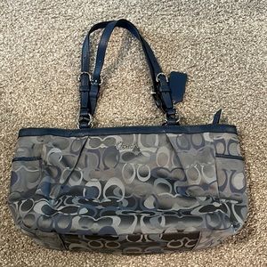 Blue Coach purse